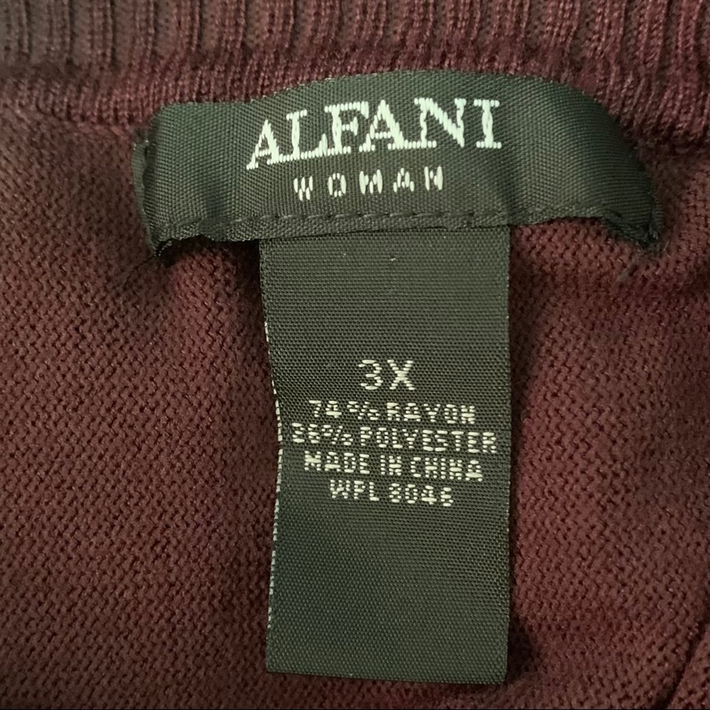 ALFANI Turtleneck Ruffle Poncho Style Sweater - Picture 14 of 14